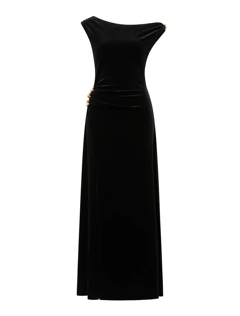 Winslet Off Shoulder Velvet Gown
