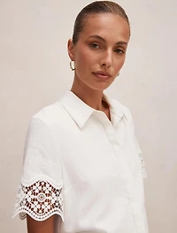 Skye Lace Trim Shirt