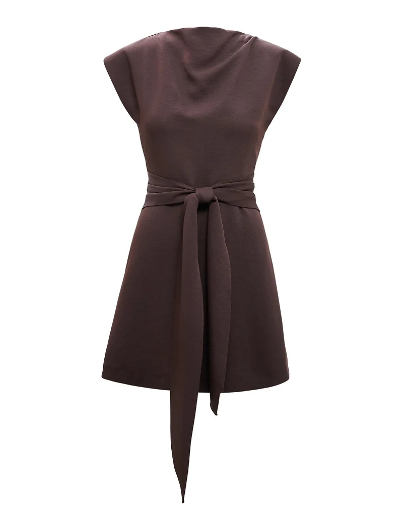 Peony Tie Front Mini Dress