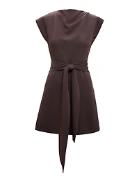 Peony Tie Front Mini Dress