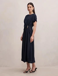 Wren Hardware Detail Midi Dress
