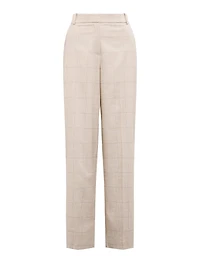 Lottie Check Wide Leg Pants