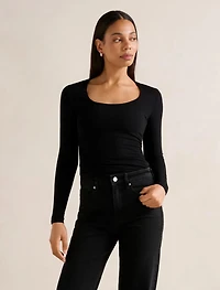 Jacqui Scoop Long Sleeve