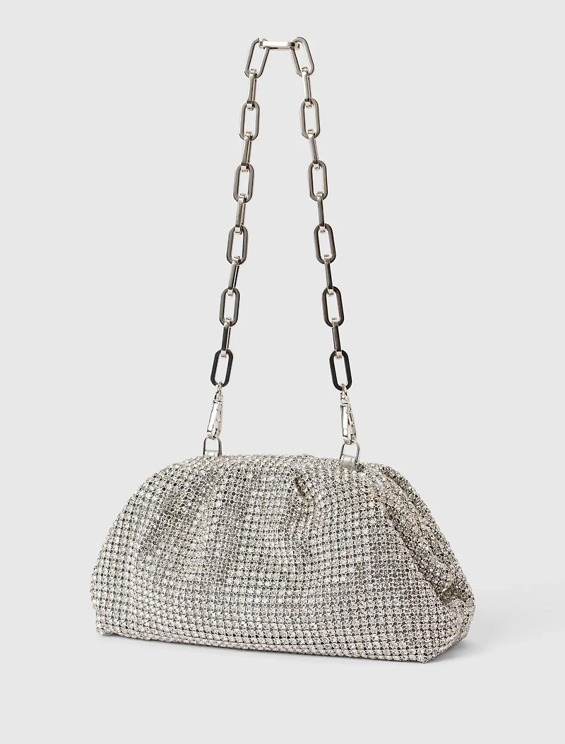 Ariel Soft Shiny Clutch