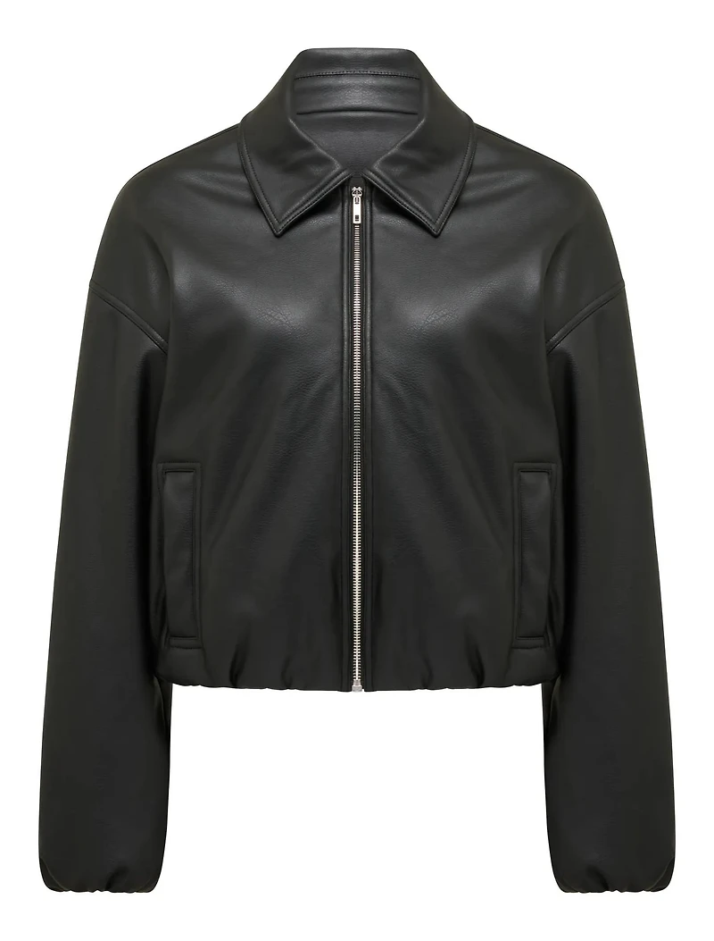 Mattie Cropped Bomber Jacket