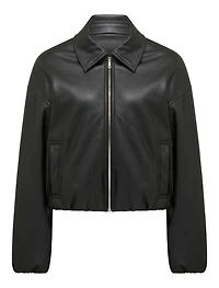 Mattie Cropped Bomber Jacket