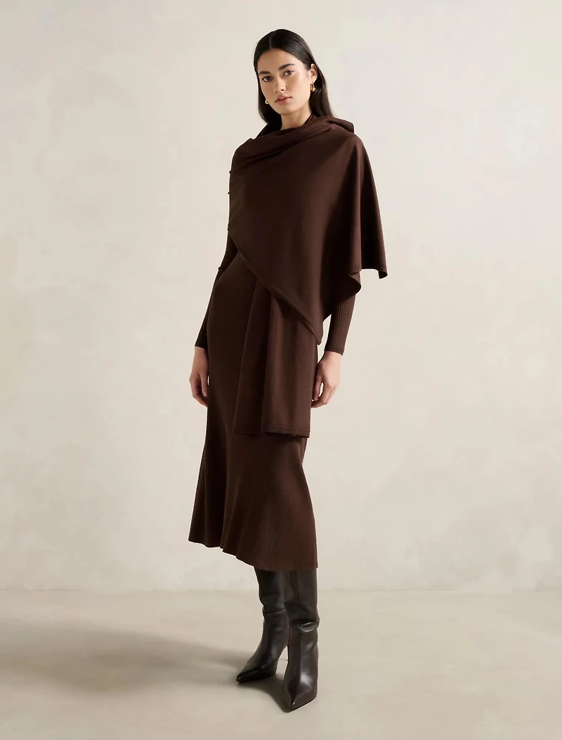 Amelie A-Line Knitted Scarf Set