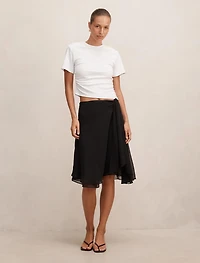 Rae Tie Midi Skirt