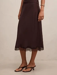 Enola Lace Midi Skirt