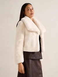 Casey Crop Faux Fur