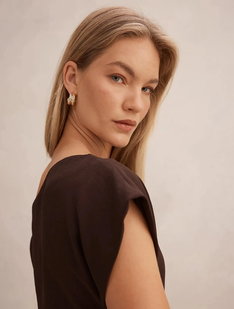 Danielle Asymmetrical Mini Dress