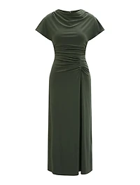 Tahnee Petite Ruched Waist Midi