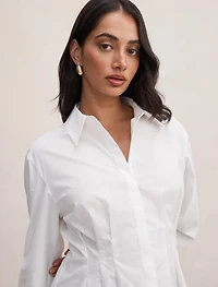 Blake Pleat Detail Shirt