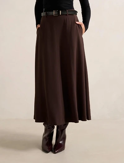 Celine Belted Midi Skirt