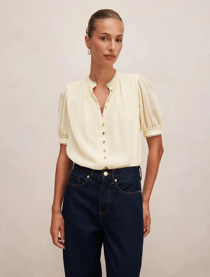 Leighton Short Sleeve Blouse