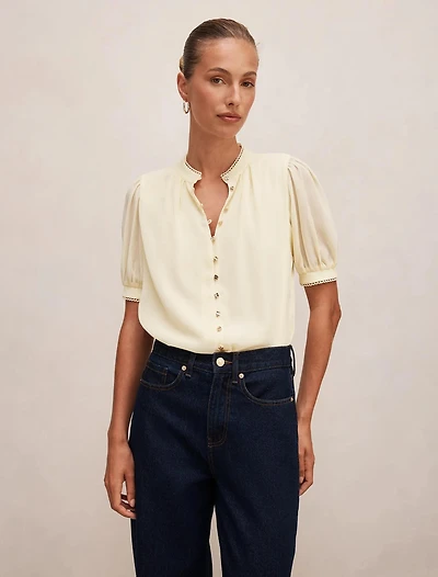 Leighton Short Sleeve Blouse
