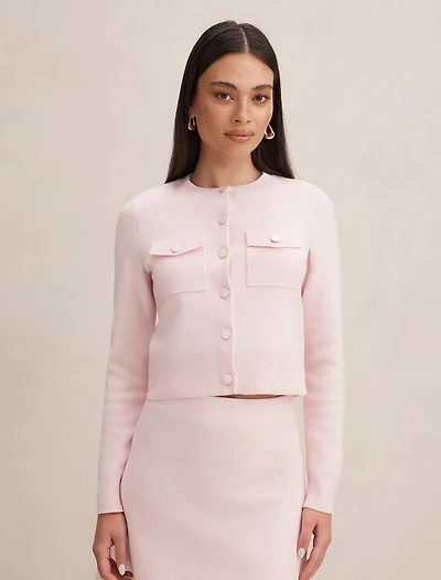 Aria Pocket Detail Cardigan