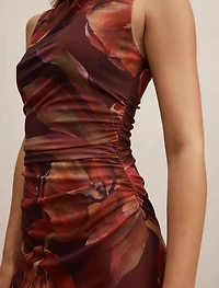 Allegra Mesh Midi Dress
