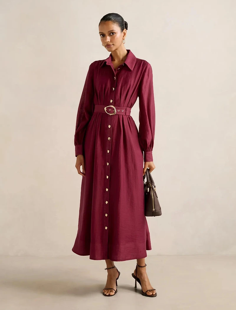 Evelyn Petite Seam Detail Midi