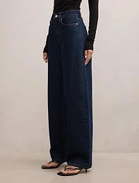 Emma Mid Rise Barrel Jean