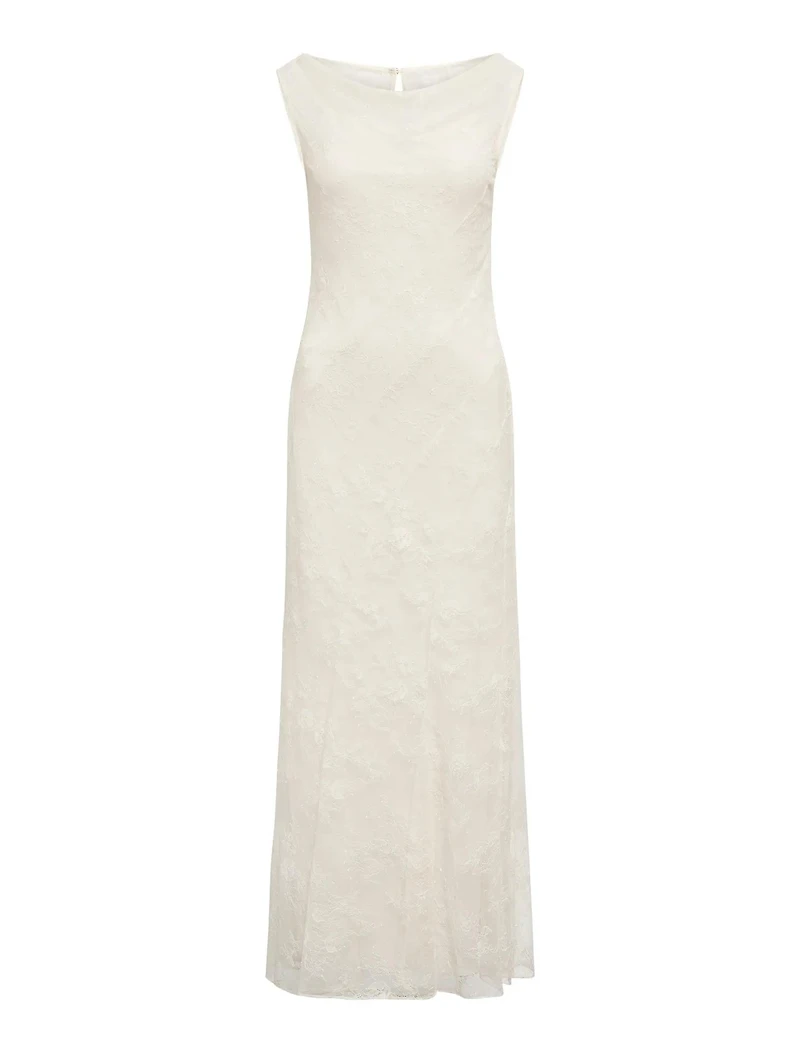 Jenna Panelled Lace Dress