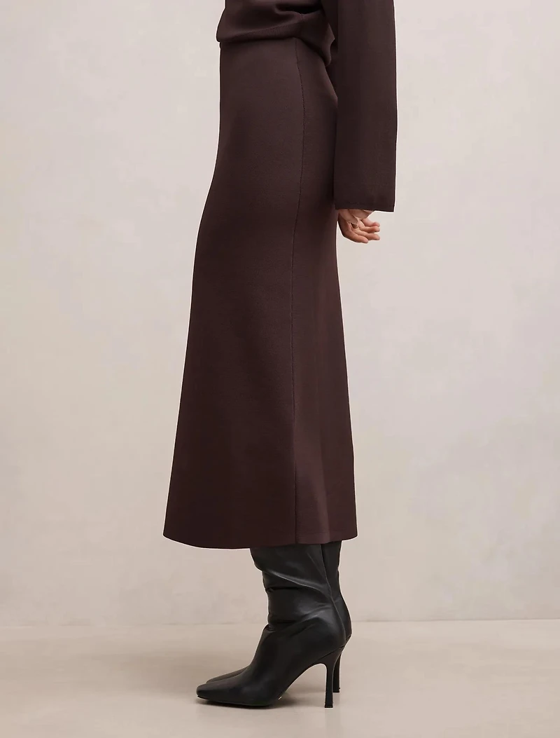 Ayva Knitted Midi Skirt