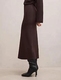 Ayva Knitted Midi Skirt