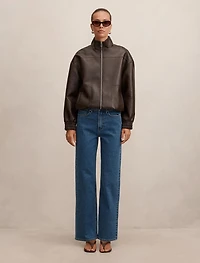 Nicki Mid Rise Straight Jean