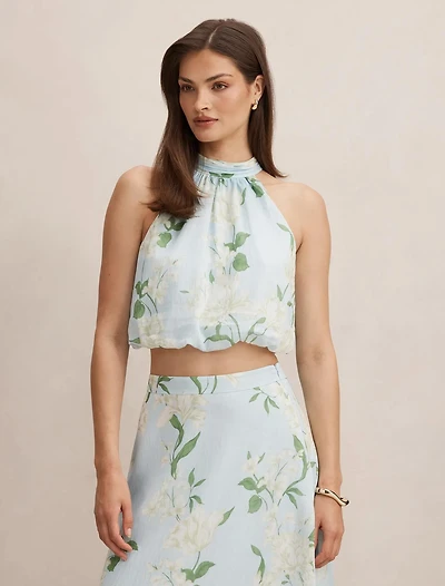 Maisie Halter Tie Up Top