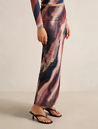 Mia Mesh Maxi Skirt