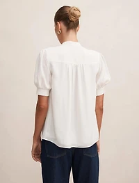 Tove Short Sleeve Lace Blouse