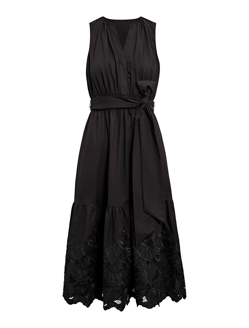 Dahlia Petite Embroidered Midi