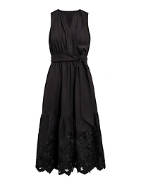 Dahlia Petite Embroidered Midi
