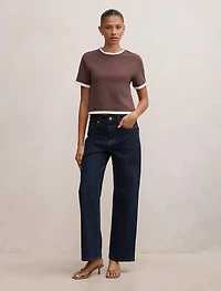 Charlie Contrast Layered Tee