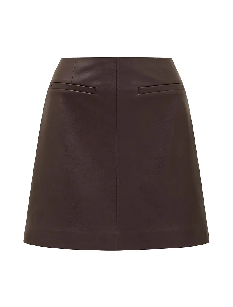 Addison Vegan Leather Mini Skirt