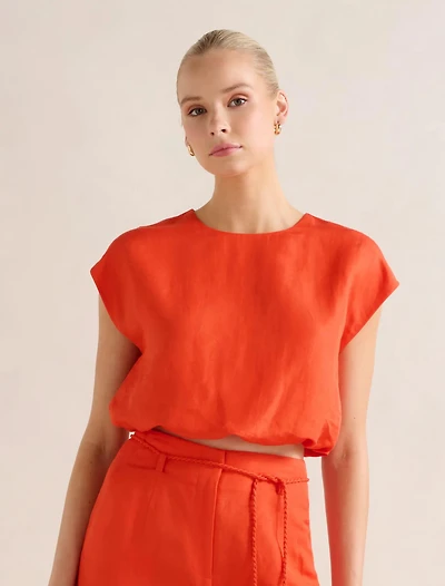 Georgina Bubble Hem Top