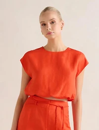 Georgina Bubble Hem Top