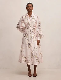 Hazel Petite Shirt Midi Dress
