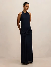 Abby Petite Halter Maxi