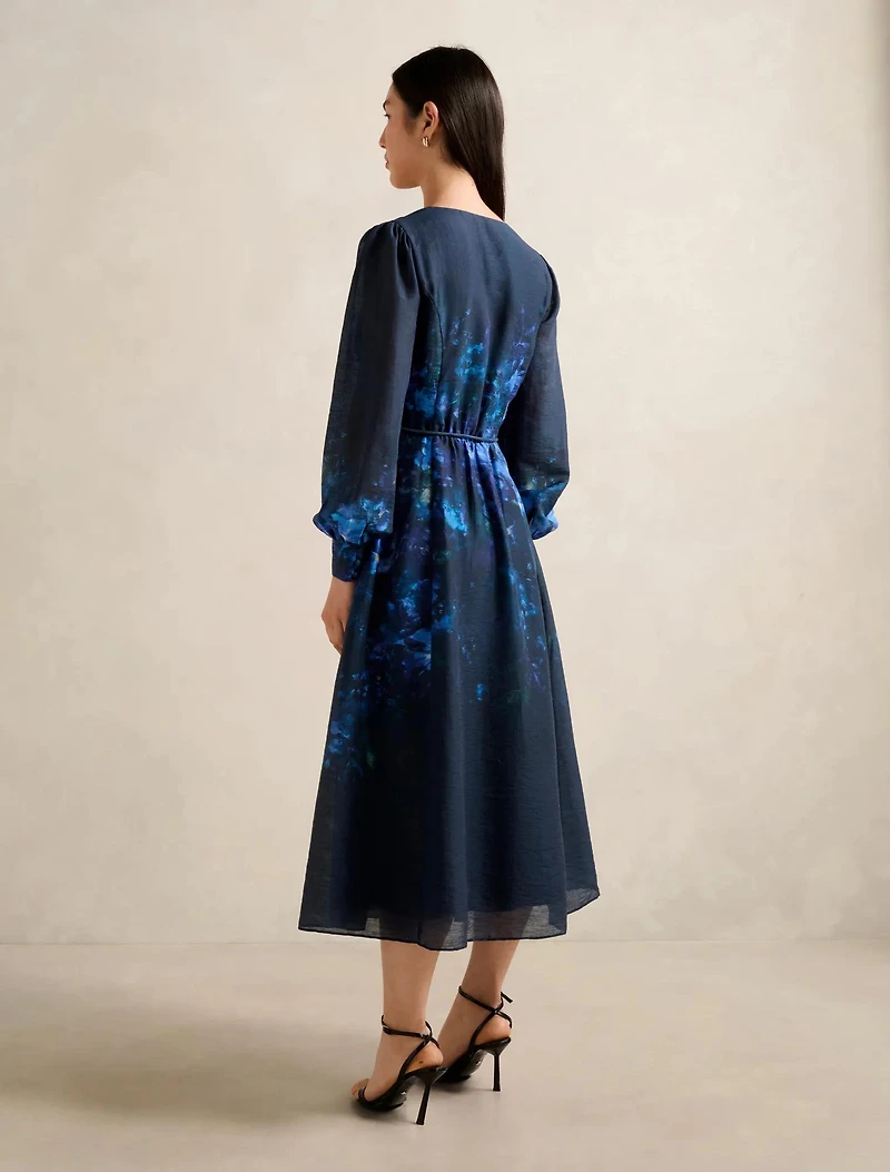 Kahlani Printed Midi Dress