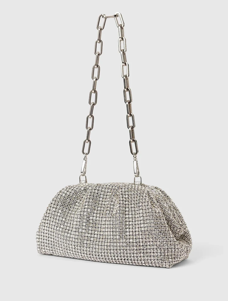 Ariel Soft Shiny Clutch