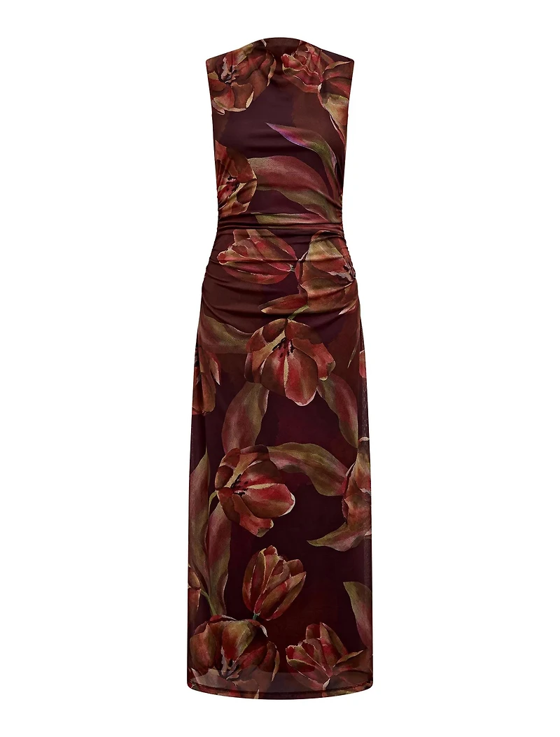 Allegra Mesh Midi Dress