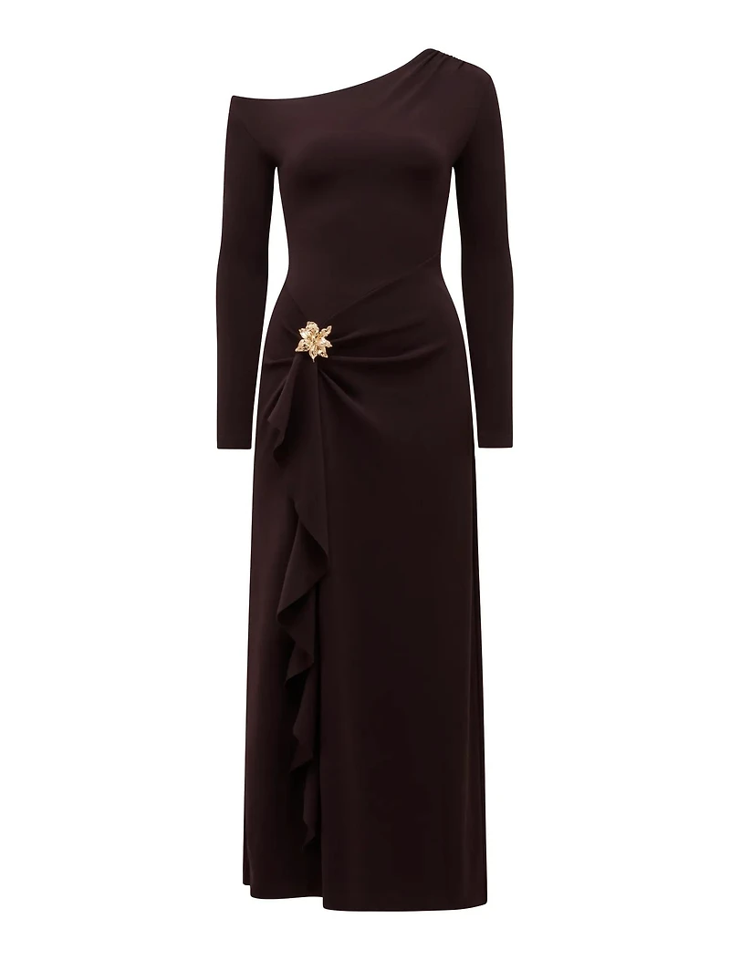 Maya Long Sleeve Ruffle Maxi