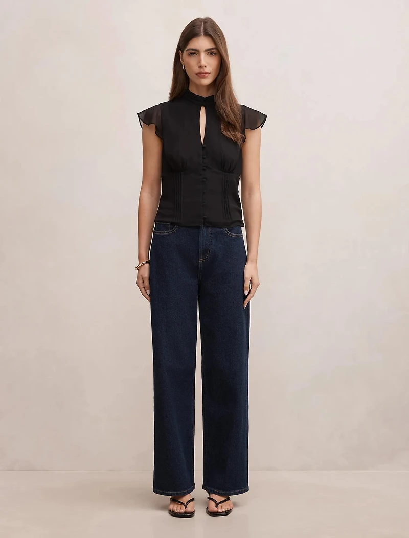 Eden Keyhole Blouse