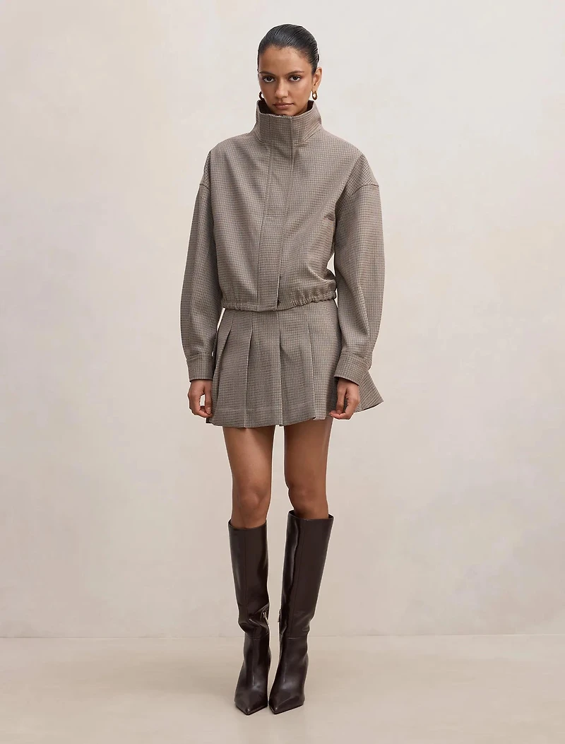 Hazel Petite Funnel Neck Jacket