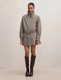 Hazel Petite Funnel Neck Jacket