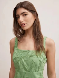 Lainey Embroidered Mini Dress