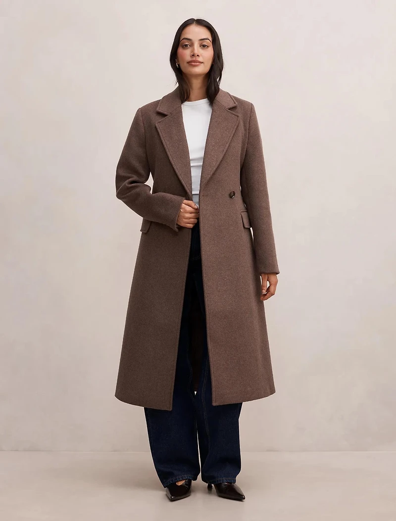 Ember Double Breasted Wrap Coat