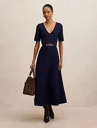 Celia Petite Short Sleeve Midi Dress