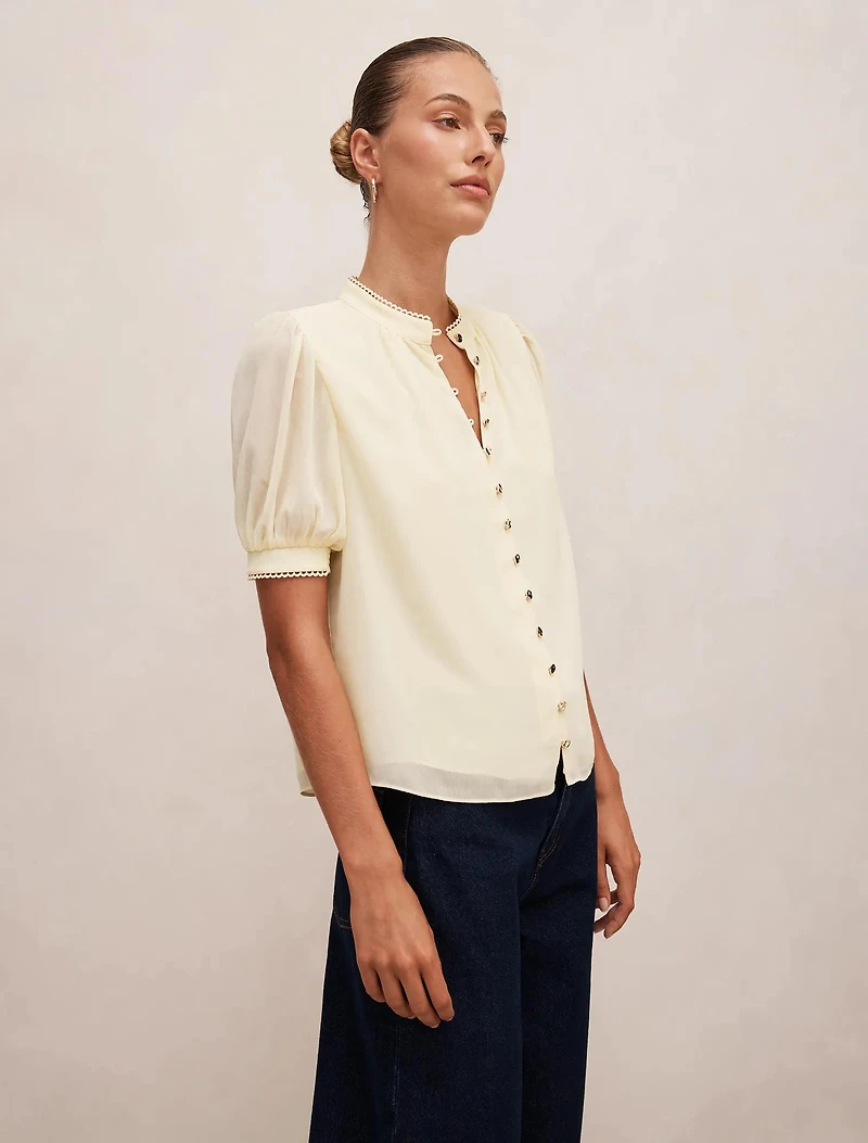 Leighton Short Sleeve Blouse